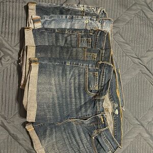 A lot of 6 stretch fitted Old Navy size 4 shorts